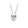 collar con chaton de circonita