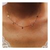 collar con cinco estrellas oro 18k