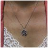 Collar de Plata con Cinco Mariposas con Circonitas de Colores