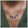 Collar de Plata chapas mamá