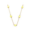 collar de oro cinco chapas