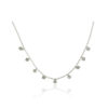 Collar de plata corazones