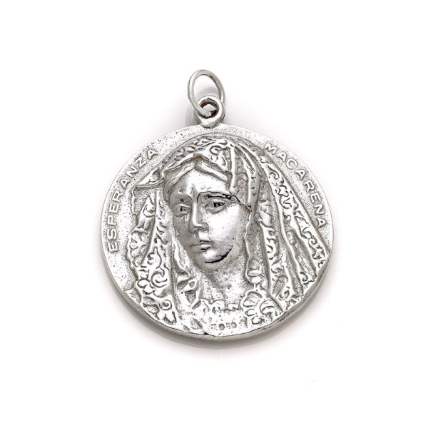 medalla plata virgen macarena
