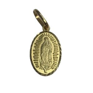 Medalla Virgen Guadalupe  10 x 18 mm